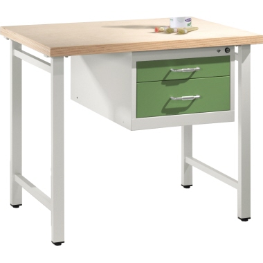 C+P Werkbank 450102S10020 1SchublBl. 835x1000x700mm lgr/rgn
