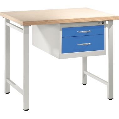 C+P Werkbank 450102S10015 1SchublBl. 835x1000x700mm lgr/lbl