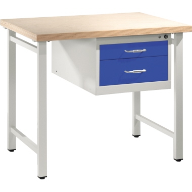C+P Werkbank 450102S10006 1SchublBl. 835x1000x700mm lgr/ebl