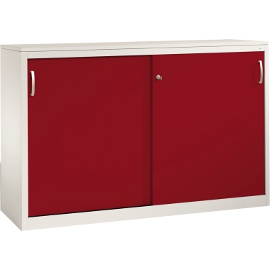 C+P Akten-Sideboard 214600S10069 2x2OH 1000x1600x400mm lgr/rrt