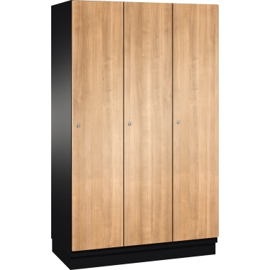 C+P Umkleidespind 4510032S10015 Sockel 3Abteile B1200mm sgr/ki