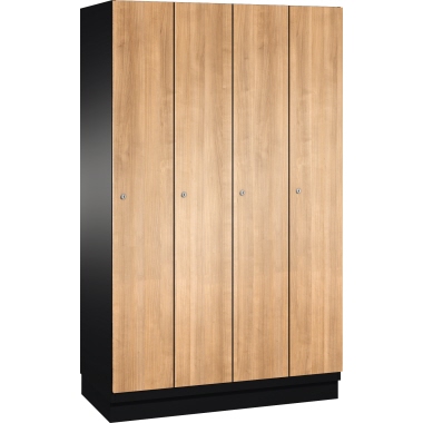 C+P Umkleidespind 4510040S10017 Sockel 4Abteile B1200mm sgr/ki