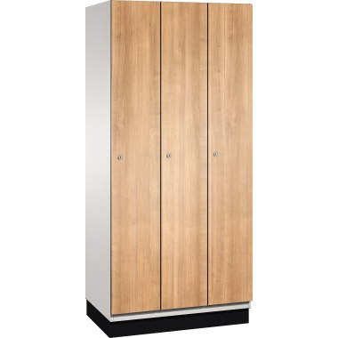C+P Umkleidespind 4510030S10051 Sockel 3Abteile B900mm rws/ki