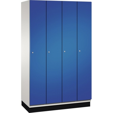 C+P Umkleidespind 4510040S10022 Sockel 4Abteile B1200mm lgr/ebl