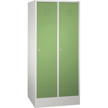 C+P Umkleidespind 802022S10019 Sockel 2Abteile B810mm lgr/rgn