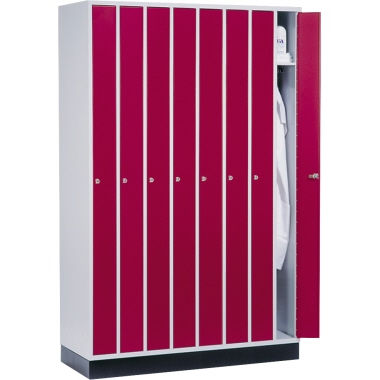 C+P Umkleidespind 8170802S10010 8Abteile lgr/rrt