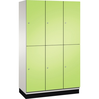 C+P Doppelstockspind 4510132S10016 Sockel 6Fächer B1200mm lgr/vgn