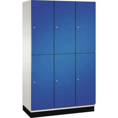 C+P Doppelstockspind 4510132S10015 Sockel 6Fächer B1200mm lgr/ebl