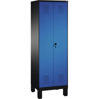 C+P Doppelspind 4901220S10028 Füße 2Abteile B600mm sgr/ebl