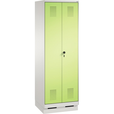 C+P Doppelspind 4902220S10099 Sockel 2Abteile B600mm lgr/vgn