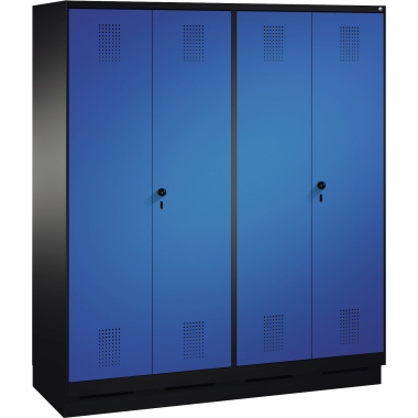 C+P Doppelspind 4902242S10042 Sockel 4Abteile B1600mm sgr/ebl