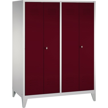 C+P Doppelspind 801242S10000 Füße 4Abteile B1590mm lgr/rrt