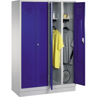 C+P Doppelspind 802240S10004 Sockel 4Abteile B1190mm lgr/ebl