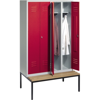 C+P Doppelspind 805240S10025 Sitzbank 4Abteile B1190mm lgr/rrt