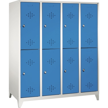 C+P Doppelspind 831042S10015 Füße 8Fächer B1590mm lgr/lbl