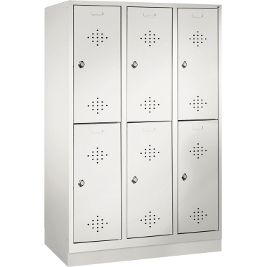 C+P Doppelspind 832032S10016 Sockel 6Fächer B1200mm lgr/lgr