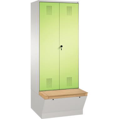 C+P Doppelspind 4905622S10054 Sitzbox 2Abteile B800mm lgr/vgn