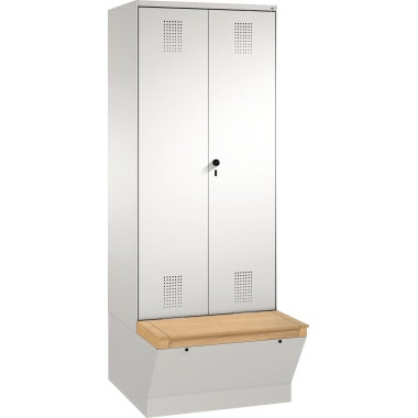 C+P Doppelspind 4905622S10051 Sitzbox 2Abteile B800mm lgr/lgr