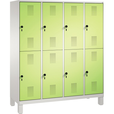 C+P Doppelstockspind 4931042S10049 Füße 8Fächer B1600mm lgr/vgn