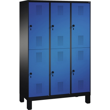 C+P Doppelstockspind 4931032S10041 Füße 6Fächer B1200mm sgr/ebl