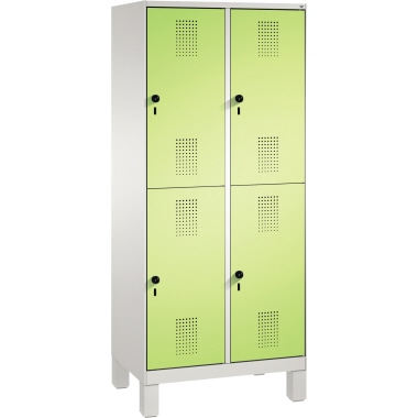 C+P Doppelstockspind 4931022S10062 Füße 4Fächer B800mm lgr/vgn