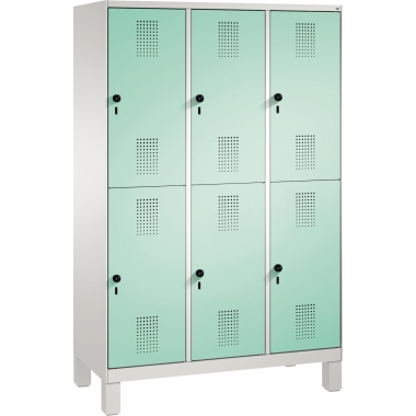 C+P Doppelstockspind 4931032S10042 Füße 6Fächer B1200mm lgr/lgn