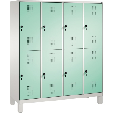 C+P Doppelstockspind 4931042S10048 Füße 8Fächer B1600mm lgr/lgn