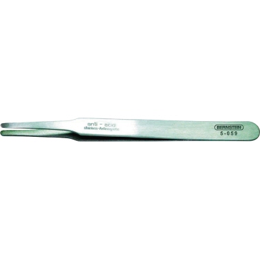 BERNSTEIN SMD-Pinzette 5-059 2a SA Flach-Rund 120mm