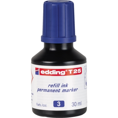 edding Nachfülltusche T 25 4-T25003 30ml geruchsarme Tusche blau