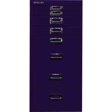 Bisley Schubladenschrank L298639 8Schubfächer oxfordblau