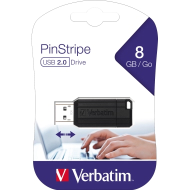 Verbatim USB-Stick 8GB USB2.0 schwarz