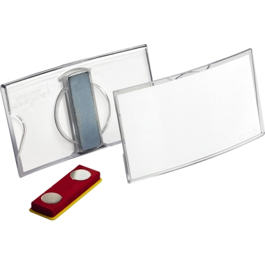 DURABLE Namensschild 812319 40x75mm mit Magnet 25 Stück