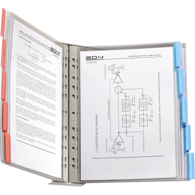 Sichttafelsystem Wandset Wall Wandhalter und 10 Tafeln 5607