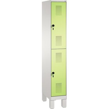 C+P Doppelstockspind 4931010S10011 Füße 2Fächer lgr/vgn