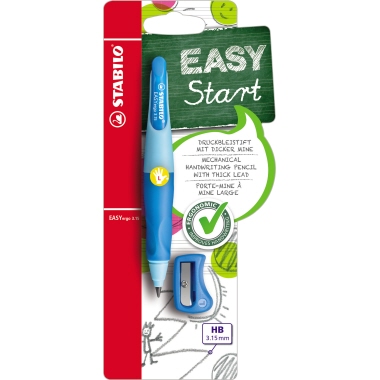 STABILO Druckbleistift EASYergo B-46867-3 li hellblau/dunkelblau