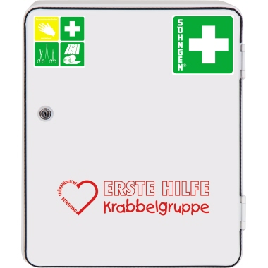 SÖHNGEN Erste Hilfe-Verbandsschrank Krabbelgruppe 0550006 weiß