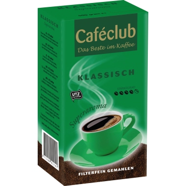 without brand 796 Kaffee Cafeclub Klassisch gemahlen 500g