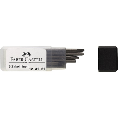 Faber-Castell Zirkelmine 123121 in Dose 6 Stück
