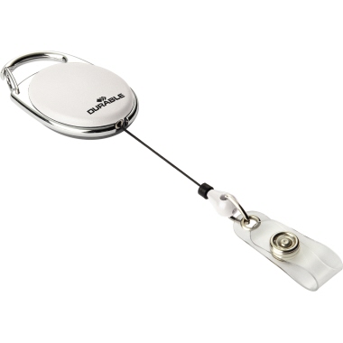 DURABLE Ausweishalter JoJo STYLE 832402 weiß 10 Stück