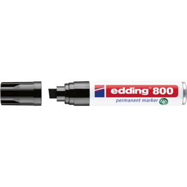 edding Permanentmarker 800 4-800001 4-12mm Keilspitze nachfüllbar schwarz