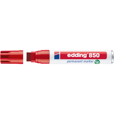 edding Permanentmarker 850 4-850002 5-16mm Keilspitze nachfüllbar rot