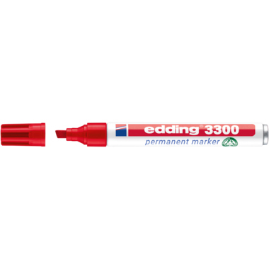 edding Permanentmarker 3300 4-3300002 1-5mm Keil rot