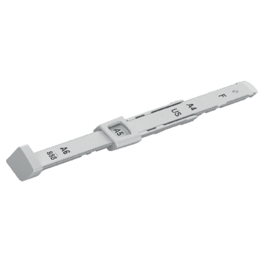 Leitz Anschlagschiene 17290085 grau