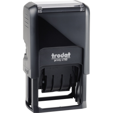 trodat Printy-Dater 64249  Datumstempel BEZAHLT Druck bl/rt