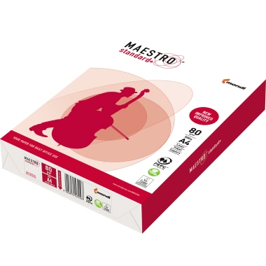 MAESTRO Kopierpapier Standard Plus 94928A80S A4 80g weiß 500 Blatt