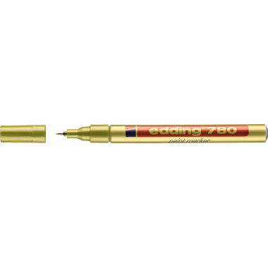 edding Lackmarker 780 4-780053 0,8mm Rundspitze permanent gold