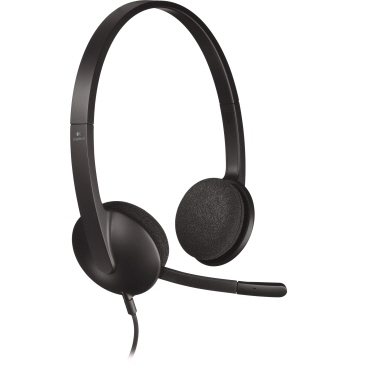 Logitech USB Headset H340/981-000475 schwarz 1,8m