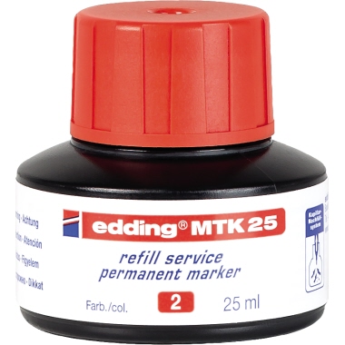edding Nachfülltusche MTK 25 4-MTK25002 25ml rot