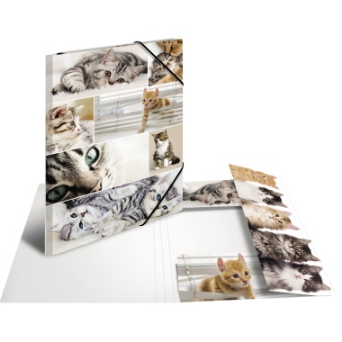 HERMA Sammelmappe 19219 DIN A3 Karton Katzen