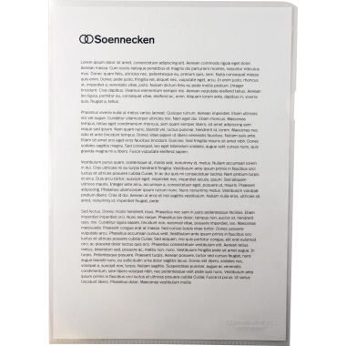 Soennecken Sichthülle 1509 DIN A4 PP transparent 10 Stück